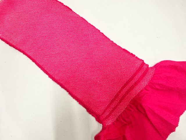 正絹　絞り　振袖用帯揚げ